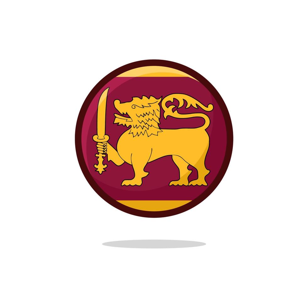 Sri Lanka Flag Icon vector