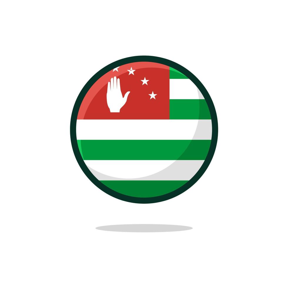 Abkhazia Flag Icon vector