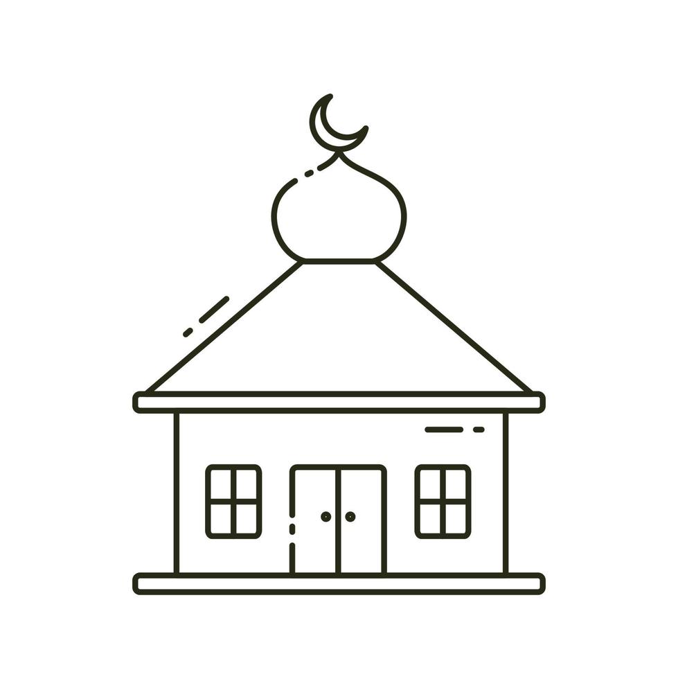 Illustration vector graphic of the mosque