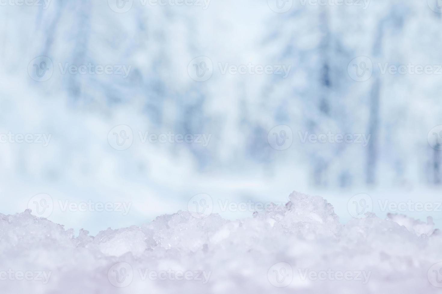 Winter background with snow texture photo