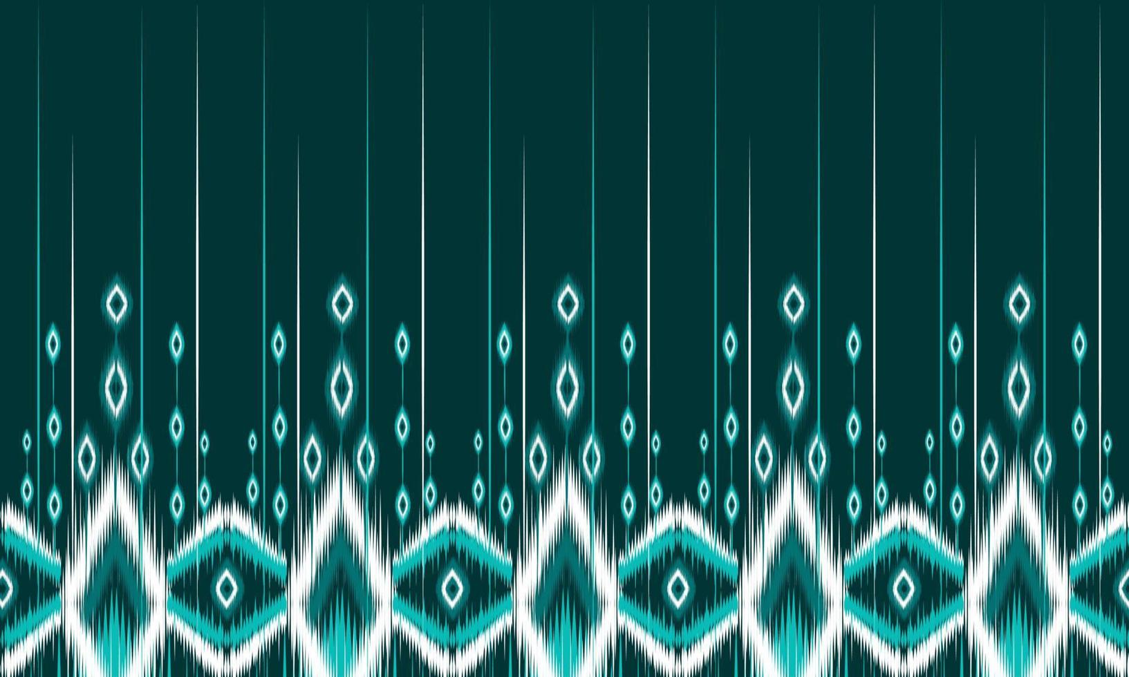 Geometric ethnic oriental ikat pattern traditional Design for background,carpet,wallpaper,clothing,wrapping,Batik,fabric,Vector illustration.embroidery style. vector