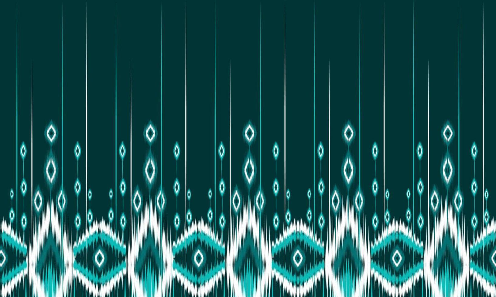 diseño tradicional del patrón de ikat oriental étnico geométrico para el fondo, alfombra, papel tapiz, ropa, envoltura, batik, tela, estilo de bordado de ilustración vectorial. vector