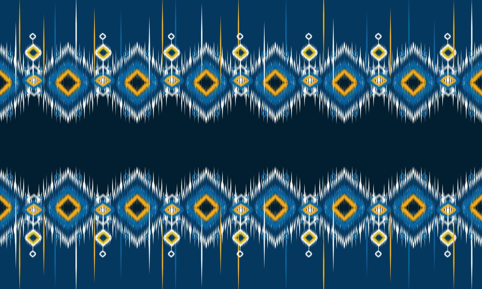 Geometric ethnic oriental ikat pattern traditional Design for background,carpet,wallpaper,clothing,wrapping,Batik,fabric,Vector illustration.embroidery style. vector