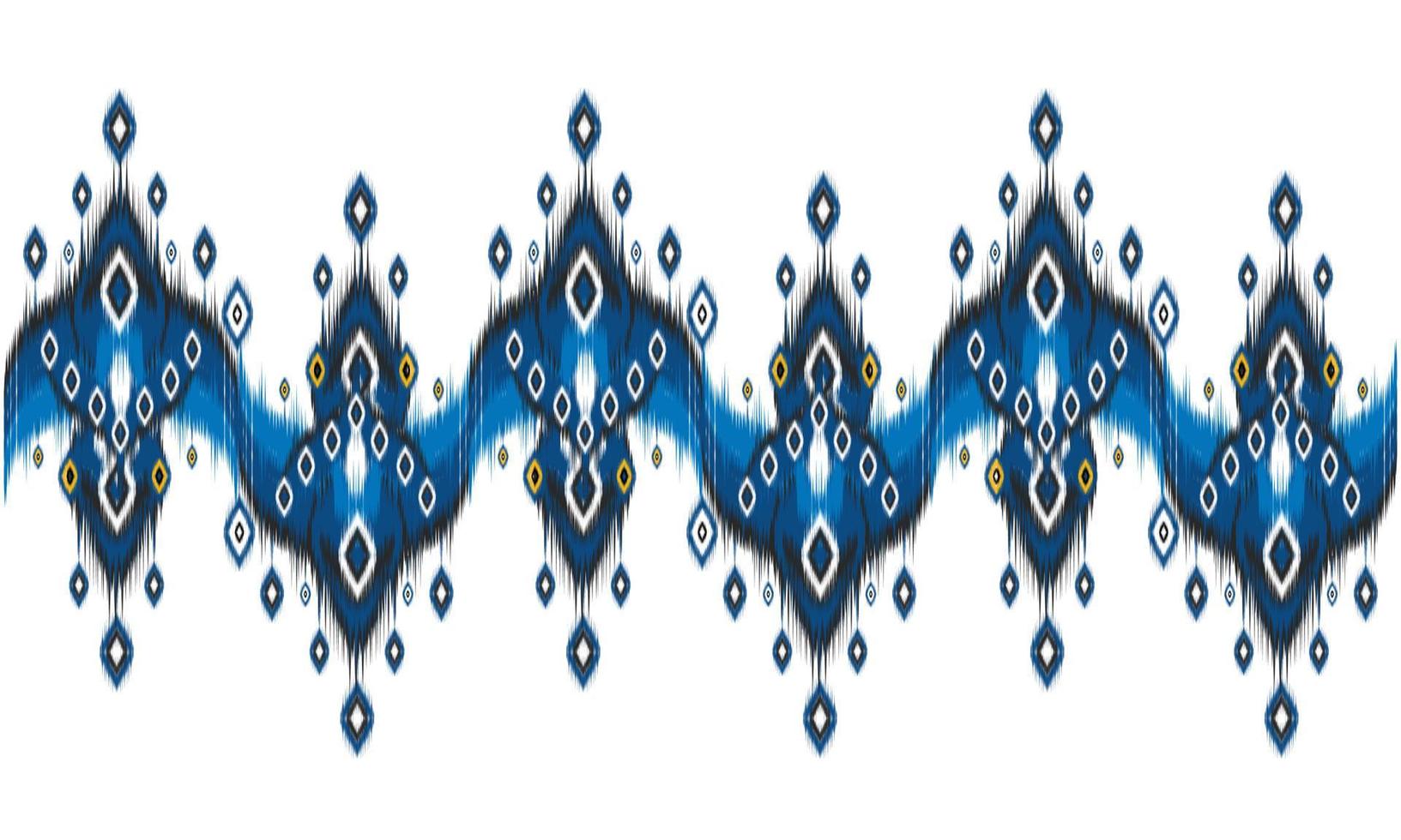 Geometric ethnic oriental ikat pattern traditional Design for background,carpet,wallpaper,clothing,wrapping,Batik,fabric,Vector illustration.embroidery style. vector