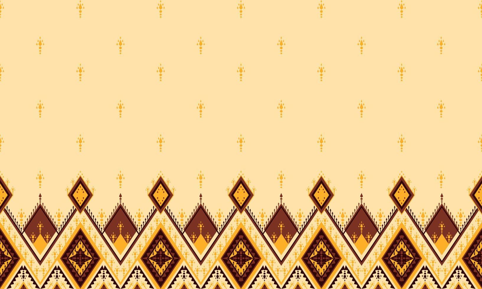 diseño tradicional del patrón de ikat oriental étnico geométrico para el fondo, alfombra, papel tapiz, ropa, envoltura, batik, tela, estilo de bordado de ilustración vectorial. vector