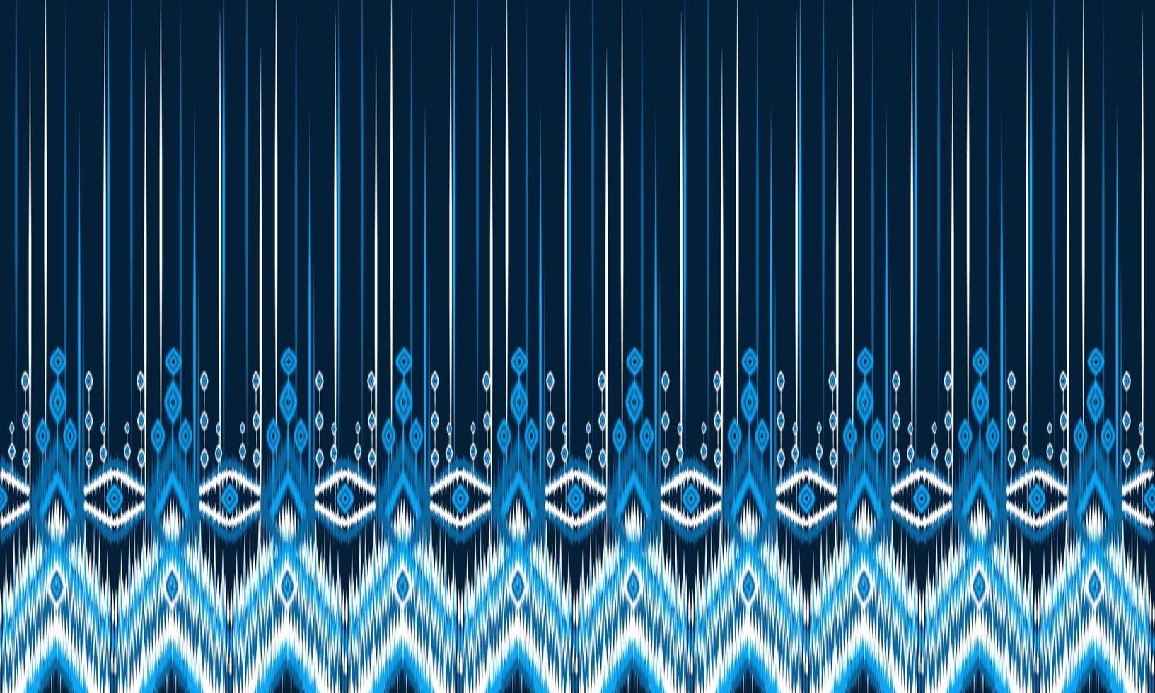 Geometric ethnic oriental ikat pattern traditional Design for background,carpet,wallpaper,clothing,wrapping,Batik,fabric,Vector illustration.embroidery style. vector