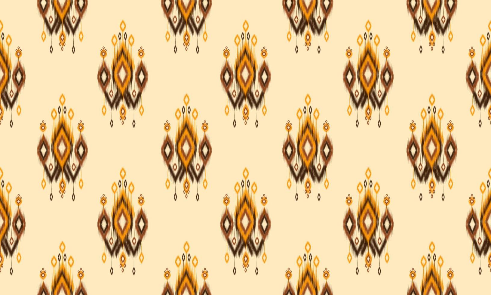 diseño tradicional del patrón de ikat oriental étnico geométrico para el fondo, alfombra, papel tapiz, ropa, envoltura, batik, tela, estilo de bordado de ilustración vectorial. vector