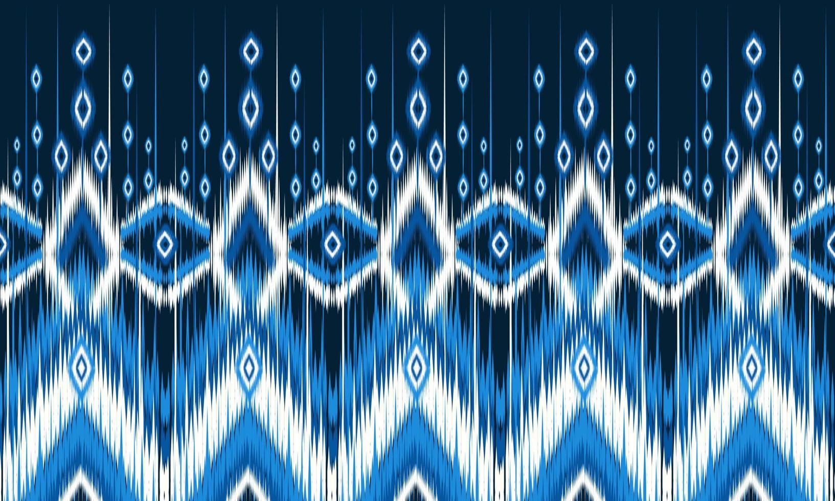 Geometric ethnic oriental ikat pattern traditional Design for background,carpet,wallpaper,clothing,wrapping,Batik,fabric,Vector illustration.embroidery style. vector