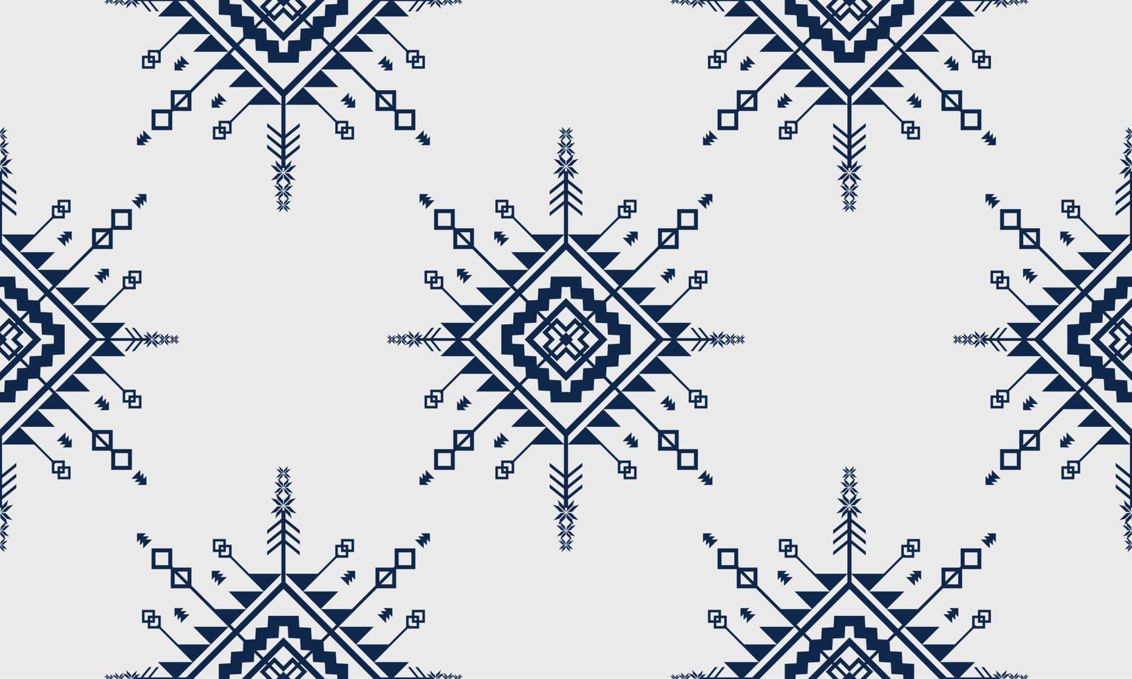 Geometric ethnic oriental ikat pattern traditional Design for background,carpet,wallpaper,clothing,wrapping,Batik,fabric,Vector illustration.embroidery style. vector