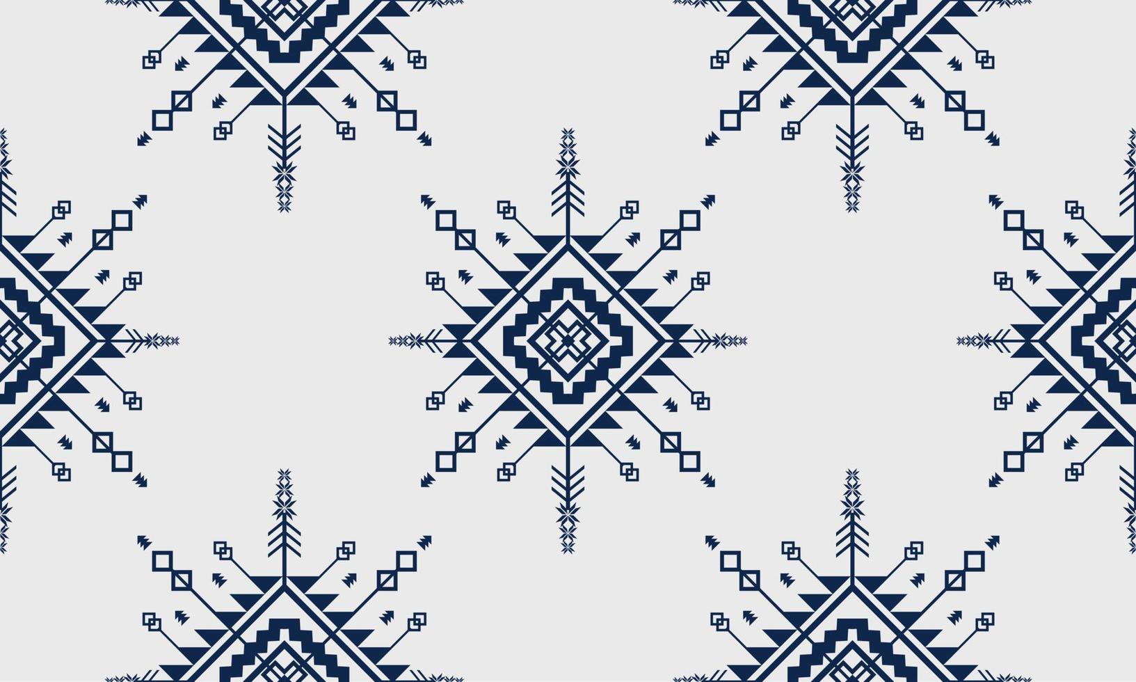 Geometric ethnic oriental ikat pattern traditional Design for background,carpet,wallpaper,clothing,wrapping,Batik,fabric,Vector illustration.embroidery style. vector