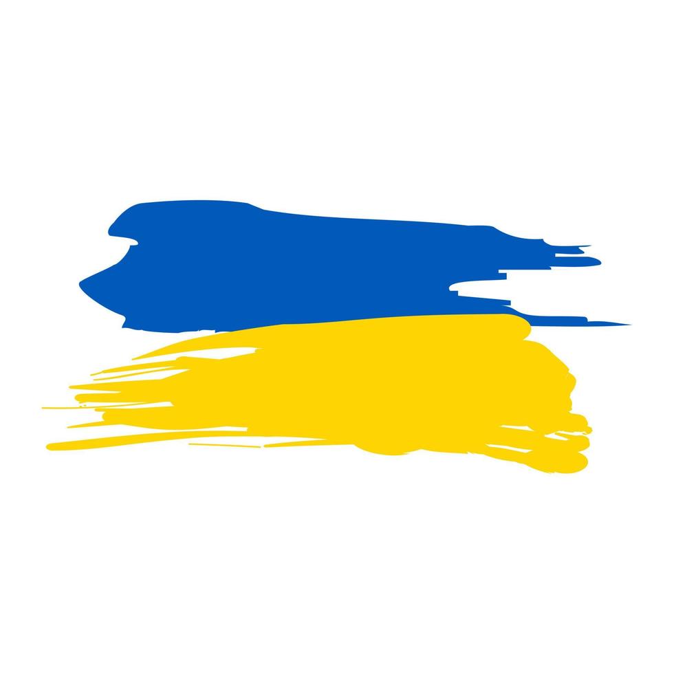 bandera de ucrania imagen vectorial eps 10 vector