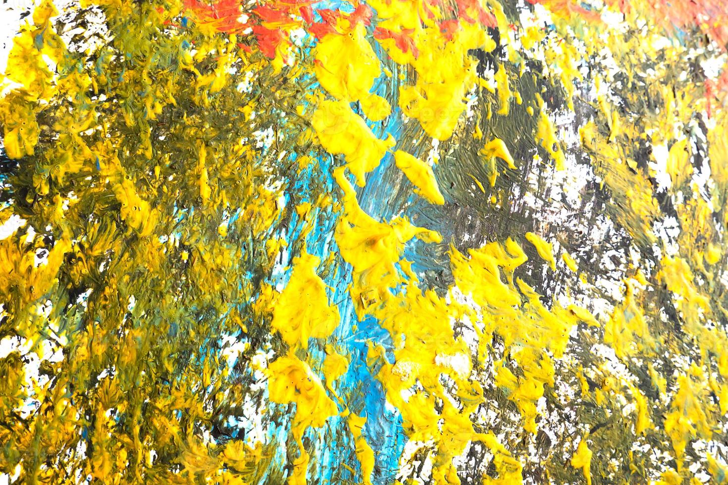 Oil painted background photo