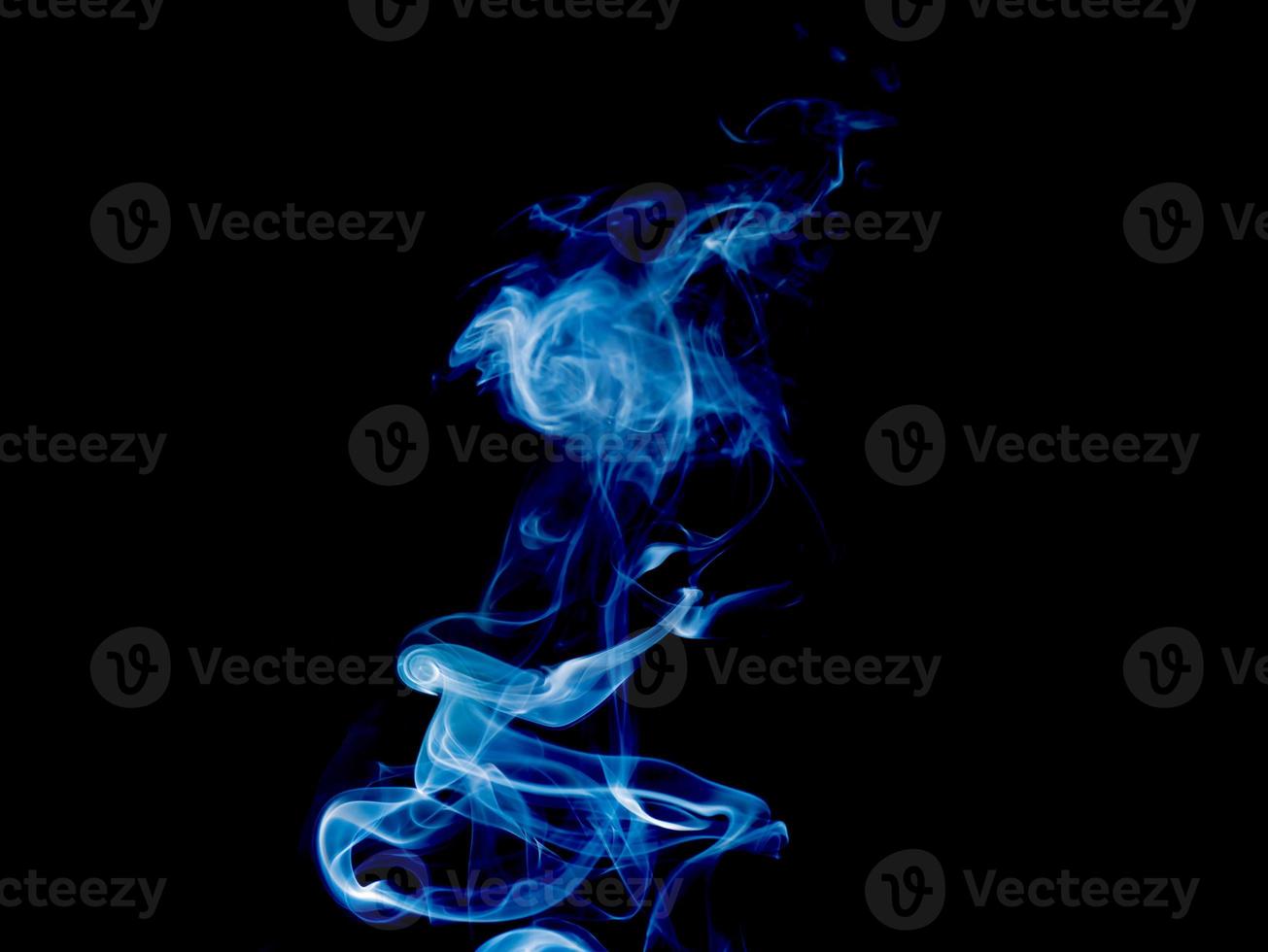 smoke texture on black background photo