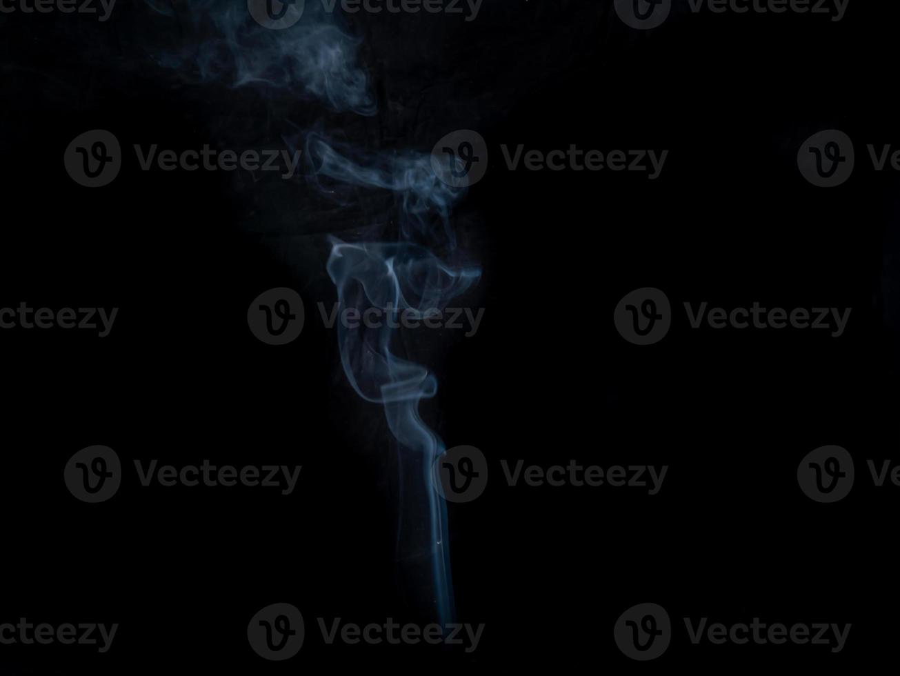 smoke texture on black background. photo