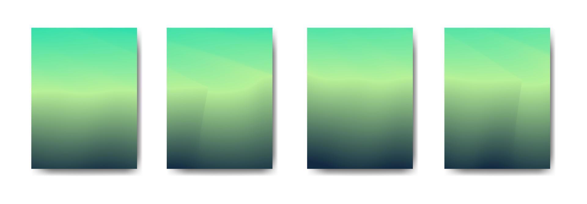 collection of colorful gradient background cover flyers are used for backgrounds, posters, banners, vector