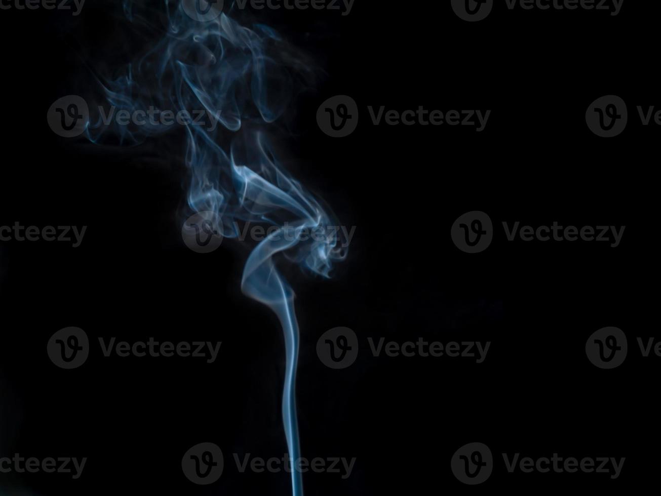 smoke texture on black background photo