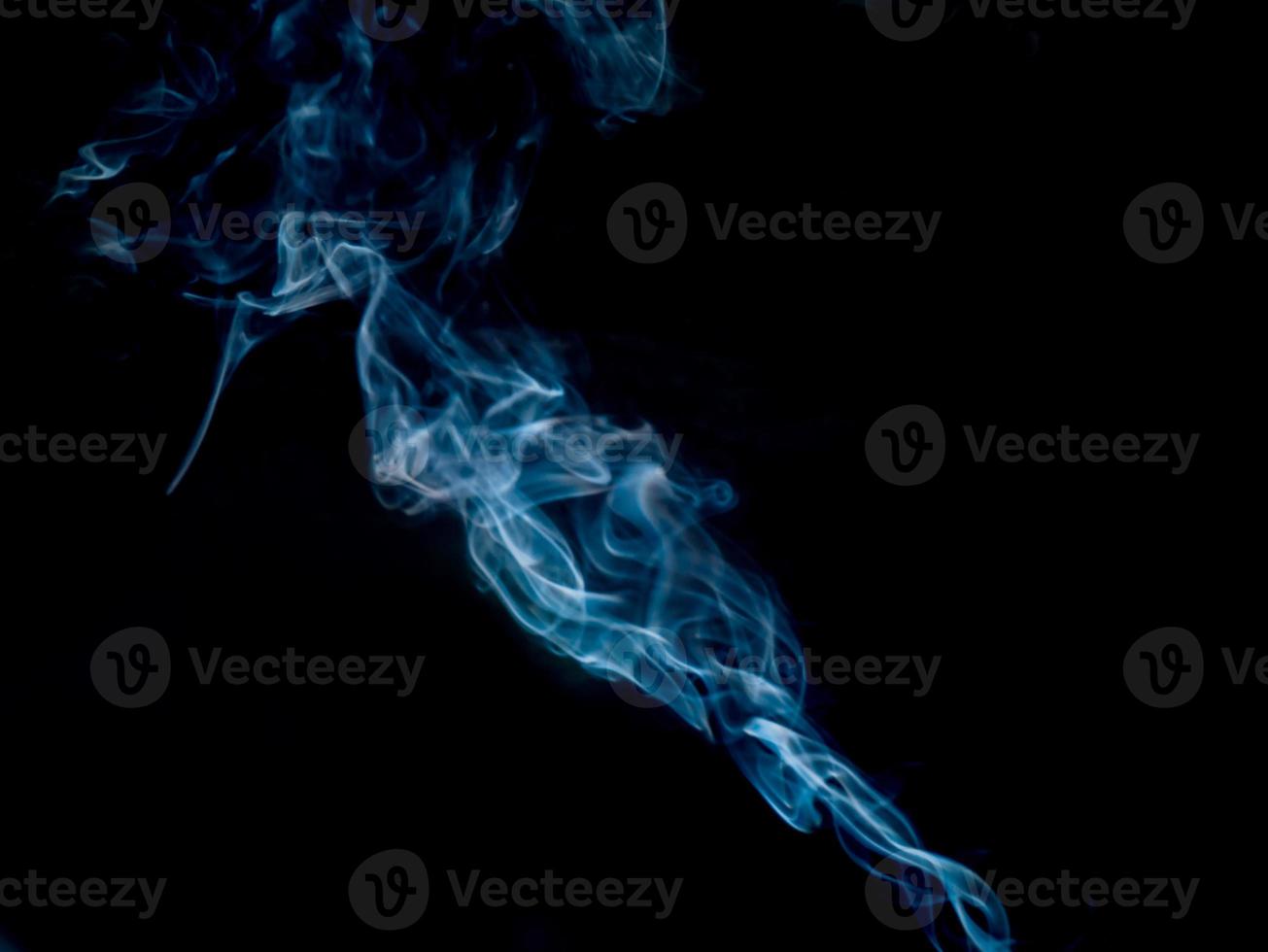 smoke texture on black background photo