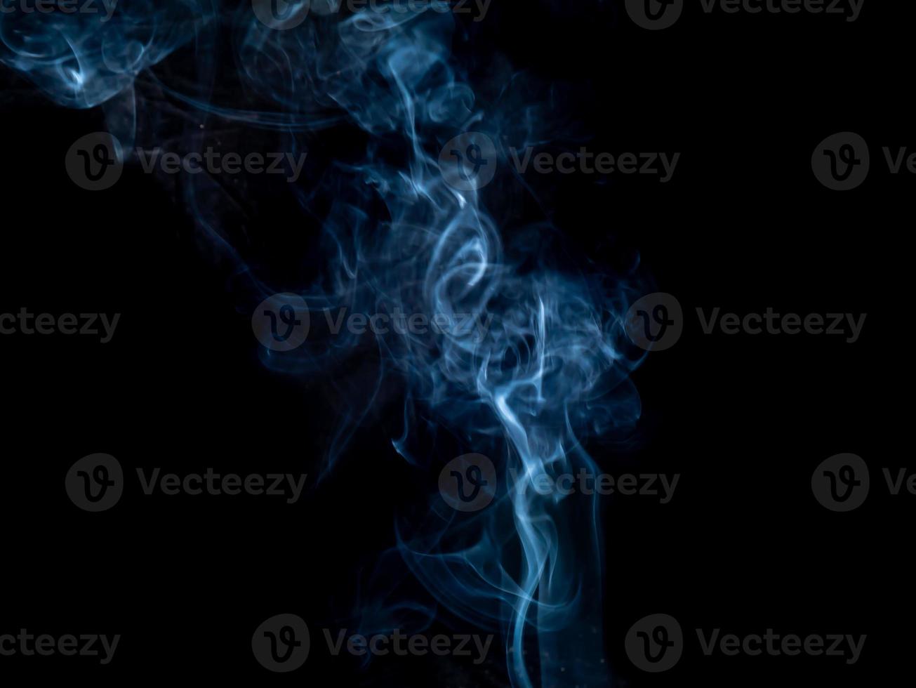 smoke texture on black background. photo