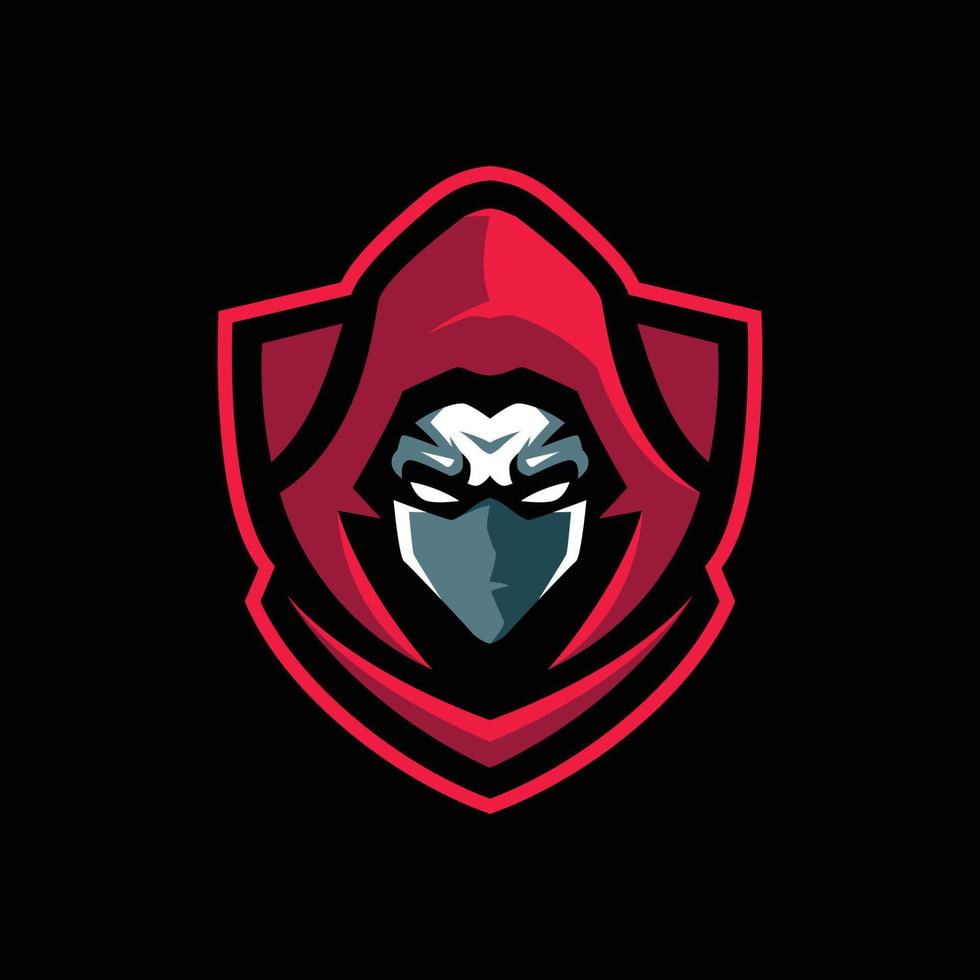 Assassins Mascot Logo Templates vector