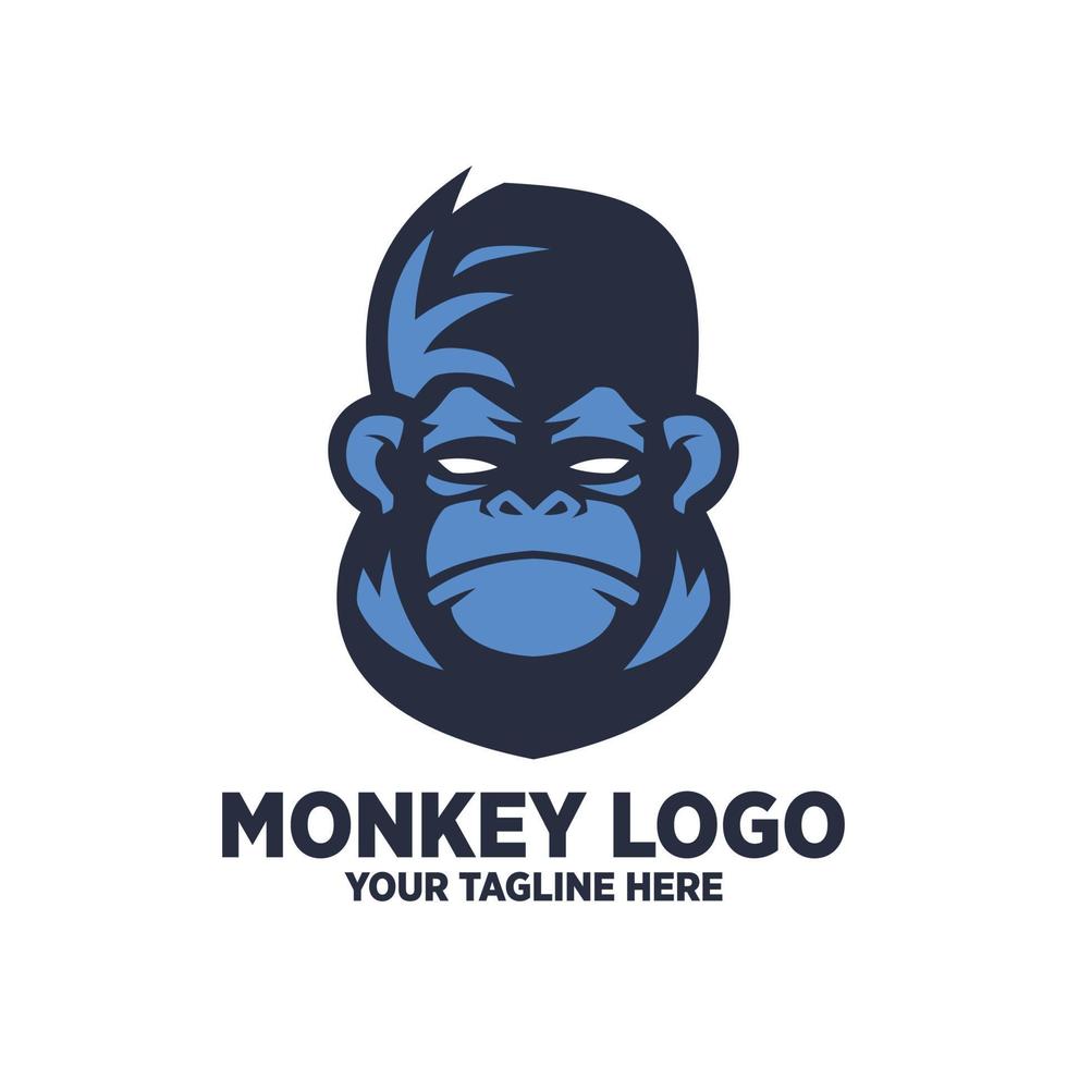 plantillas de logotipo de gorila vector