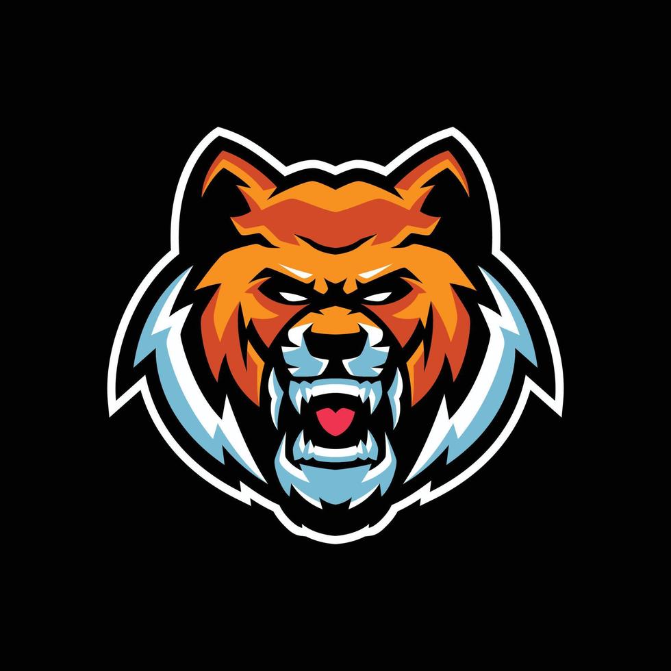 Tiger Mascot Logo Templates vector
