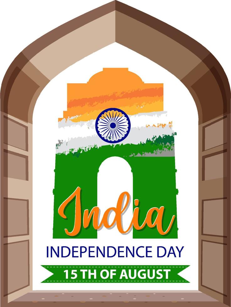 India Independence Day Poster vector