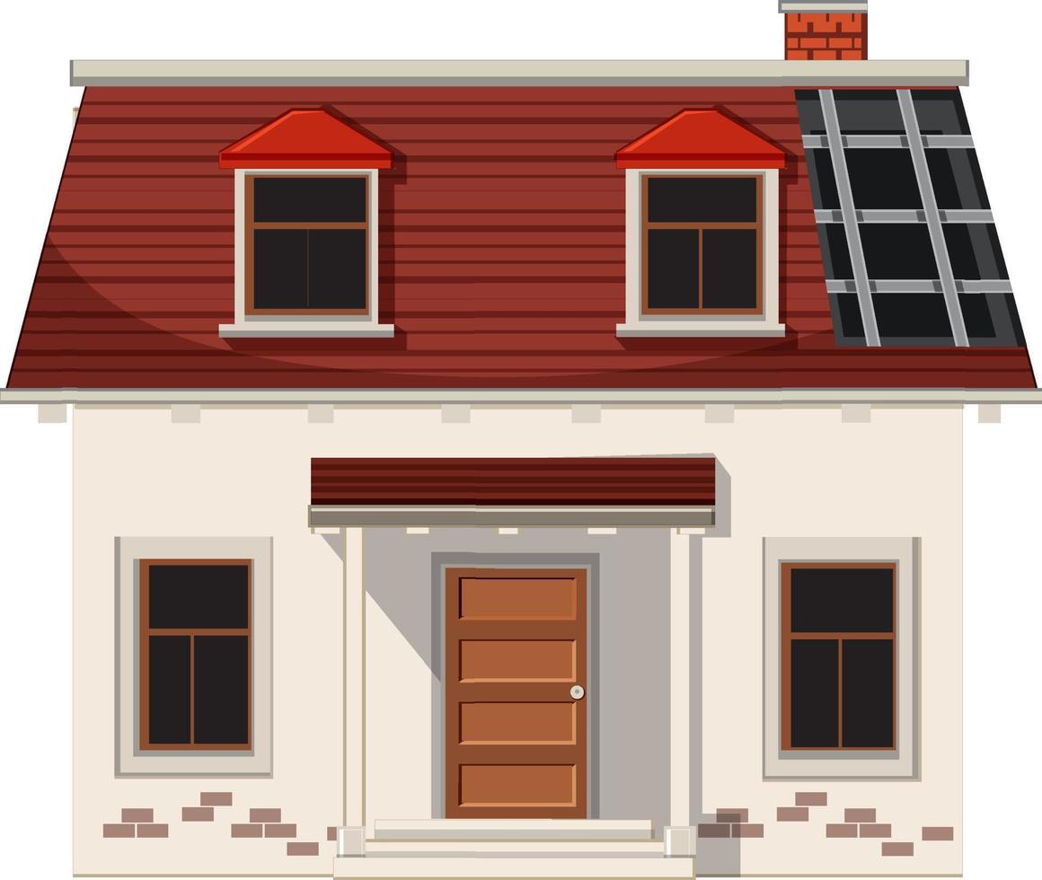 House construction site concept vector