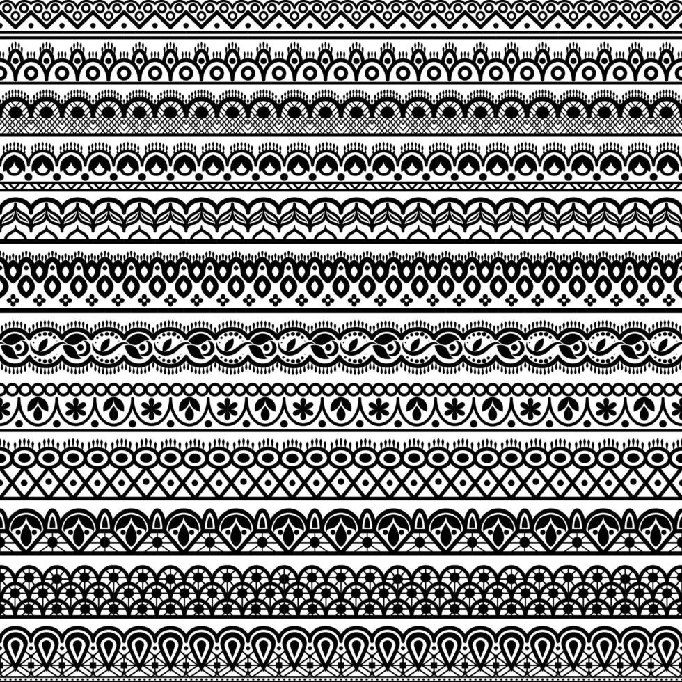 lace ornaments set vector