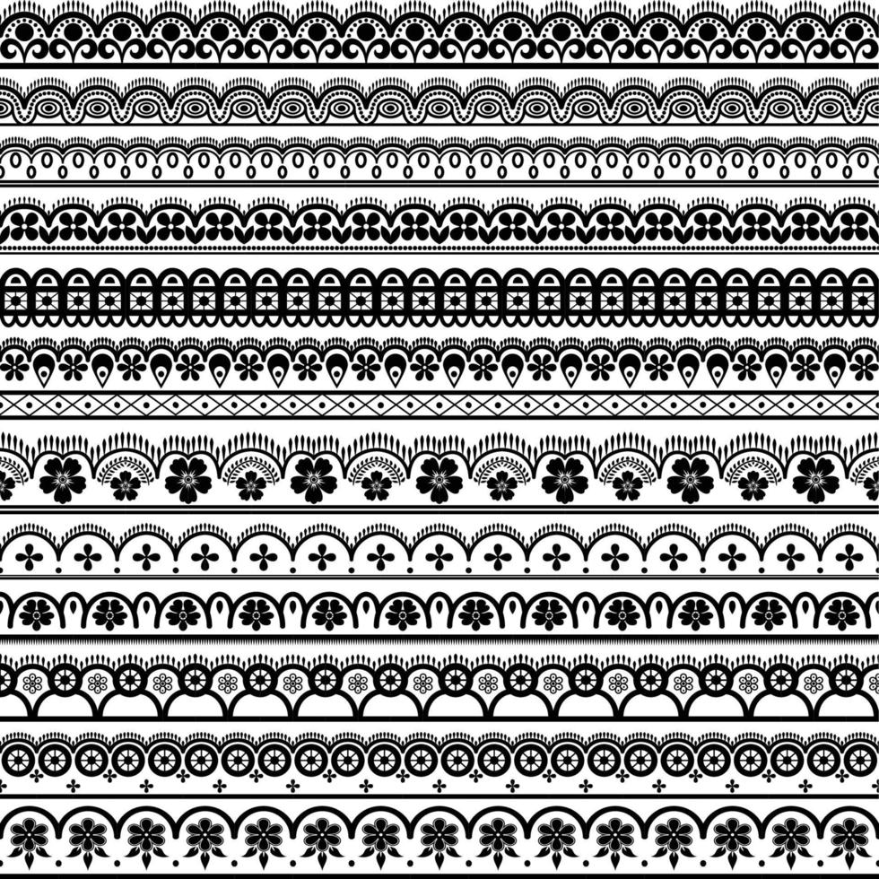 lace ornaments set vector