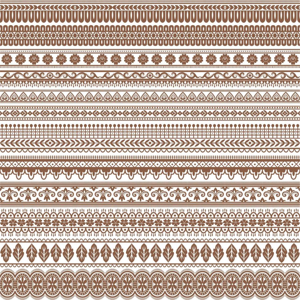 lace ornaments set vector