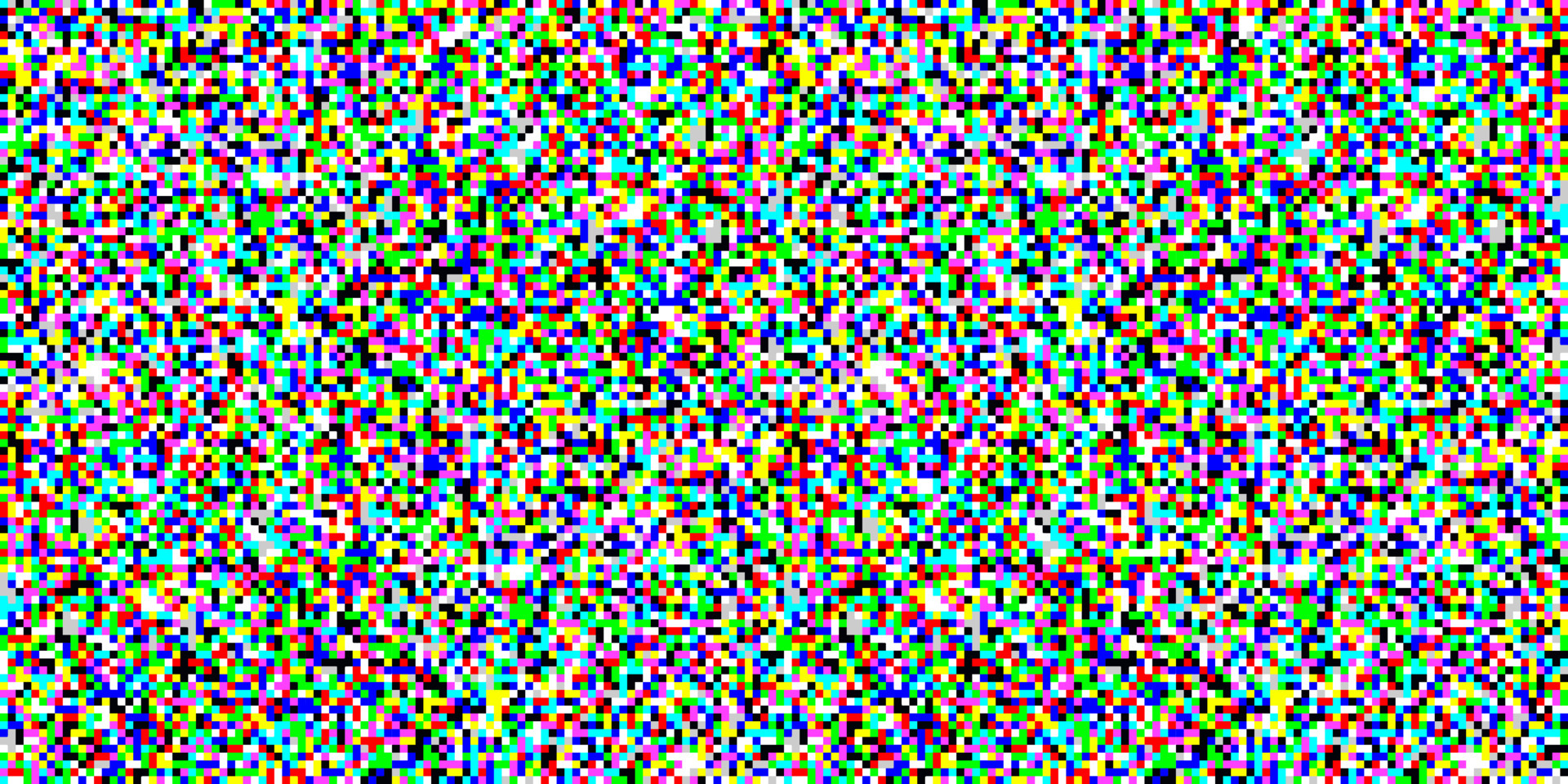 Color TV screen noise pixel glitch seamless pattern texture background