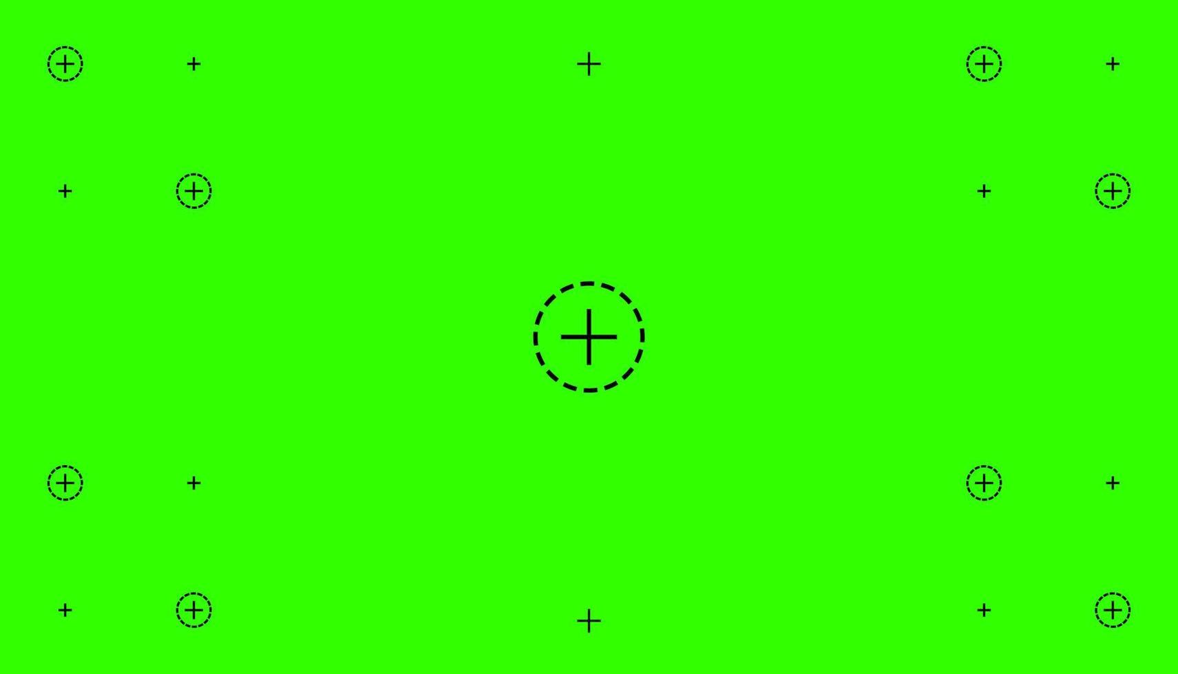 Green colored chroma key background screen flat style design vector illustration.