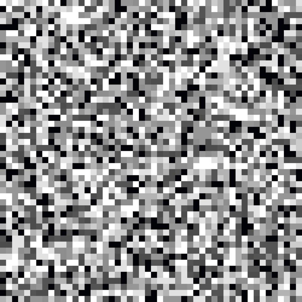 TV screen noise pixel glitch texture background vector illustration.
