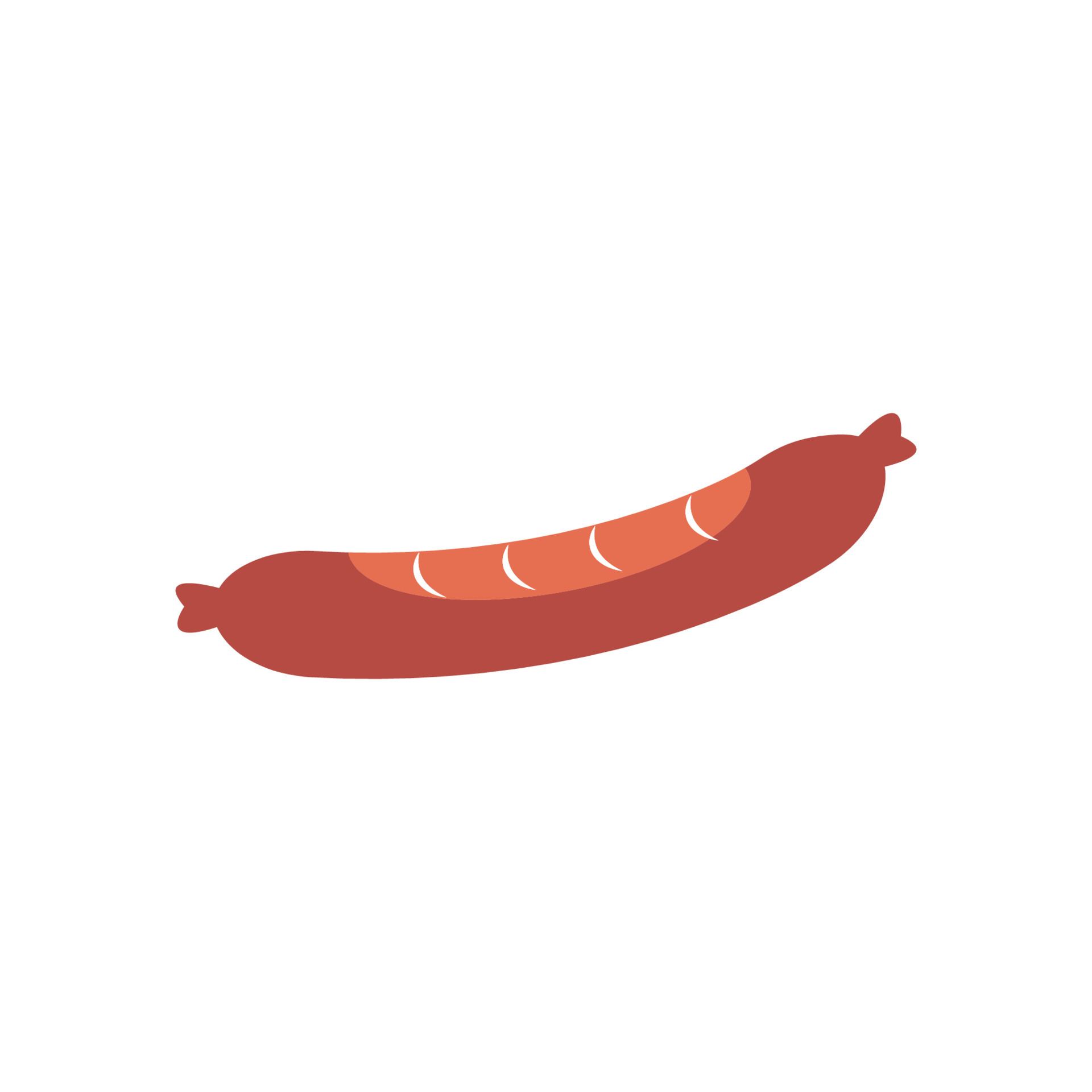 Sausage Icon Illustration vector background 7106968 Vector Art at Vecteezy