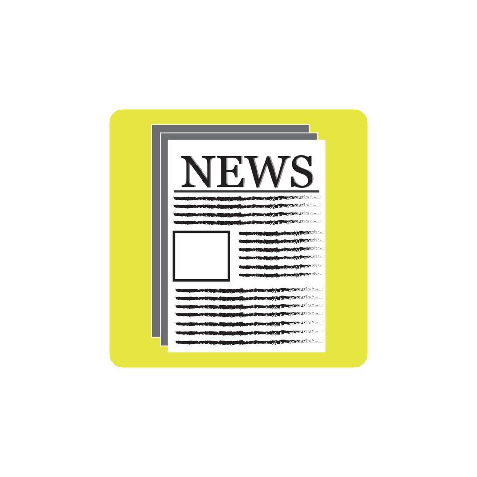 Newspaper icon vector symbol background