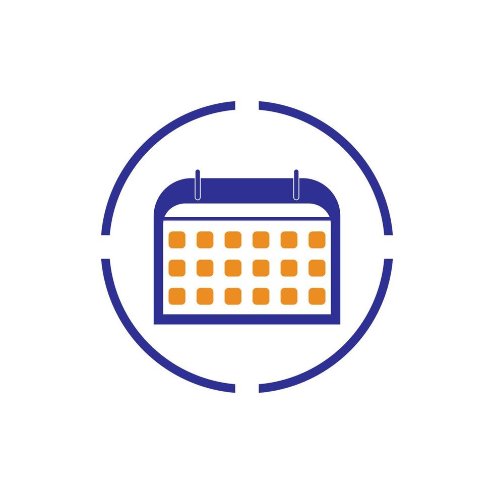 Calendar icon illustration vector background