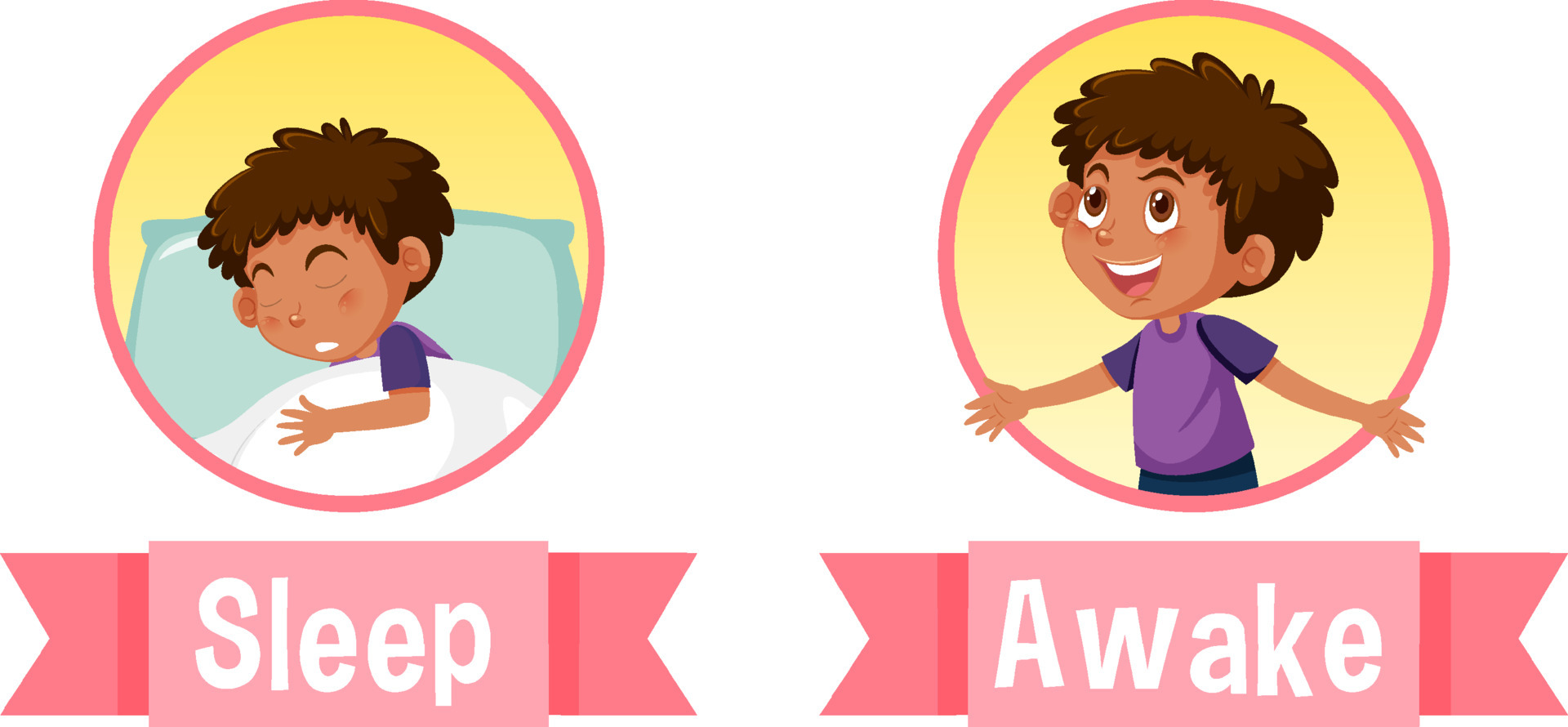 Opposite English Words Sleep And Awake 7107339 Vector Art At Vecteezy opposite-english-words-sleep-and-awake-7107339-vector-art-at-vecteezy