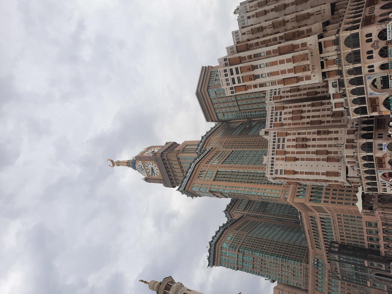 Makkah, Saudi Arabia, 2021 - Beautiful View of The Makkah Royal Clock Tower photo