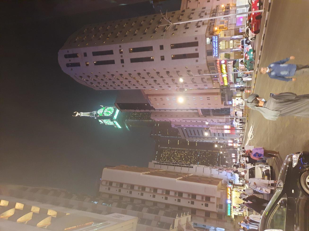 Makkah, Saudi Arabia, 2021 - Beautiful View of The Makkah Royal Clock Tower photo