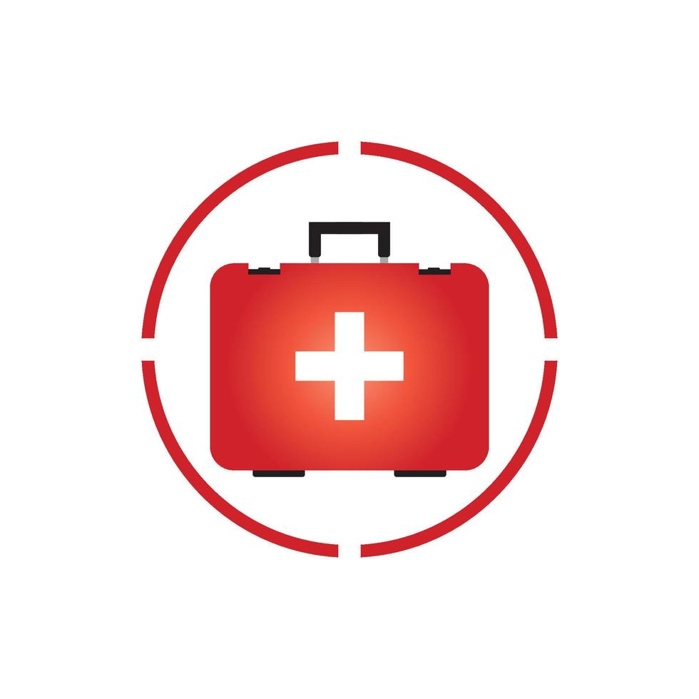 First aid icon on white background vector