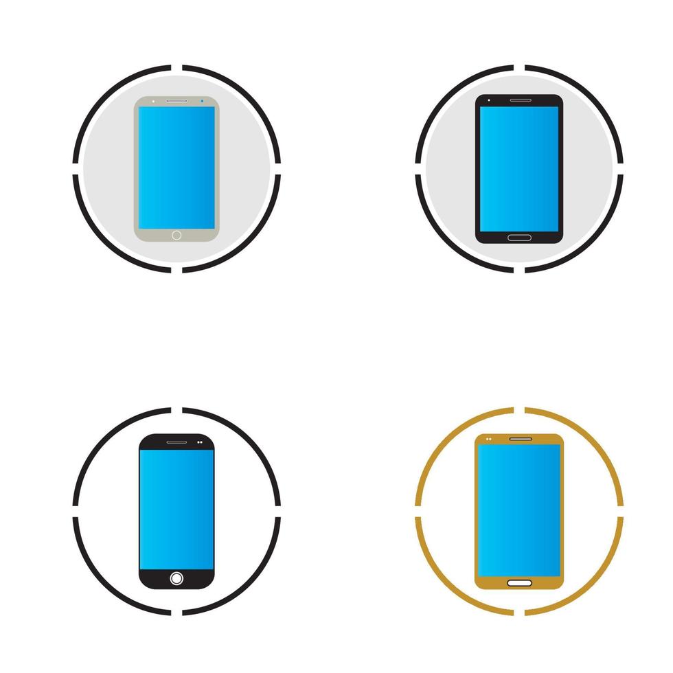 Phone icon vector illustration background