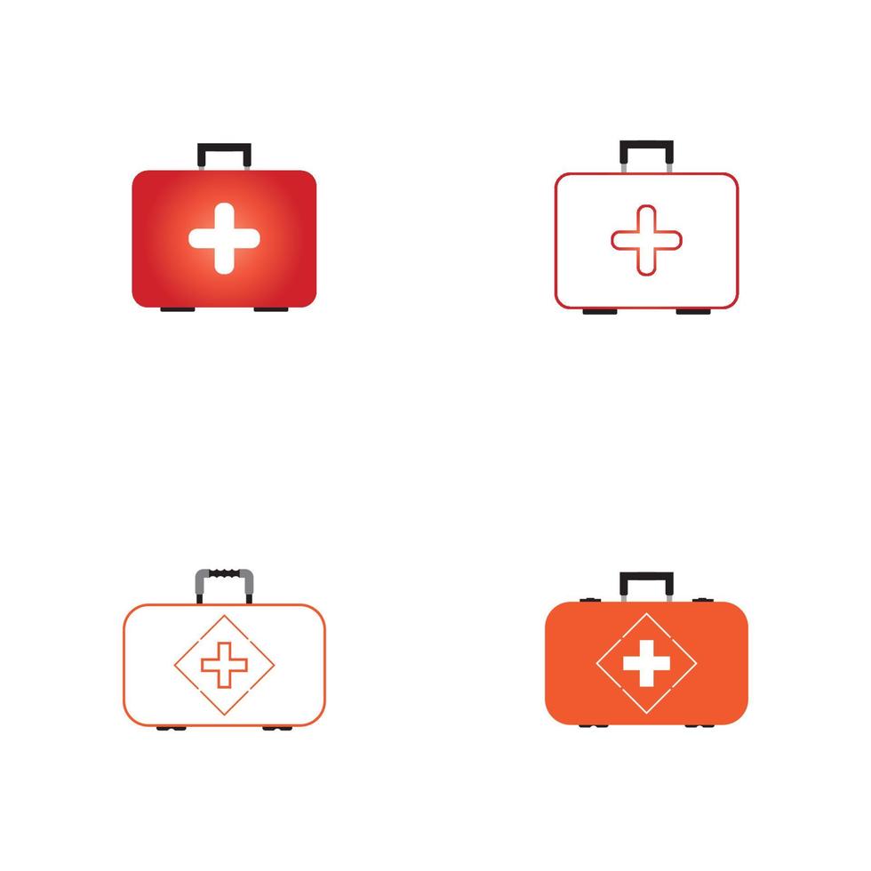 First aid icon on white background vector