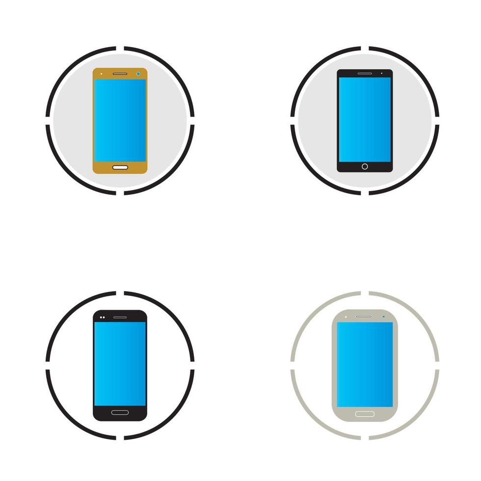 Phone icon vector illustration background