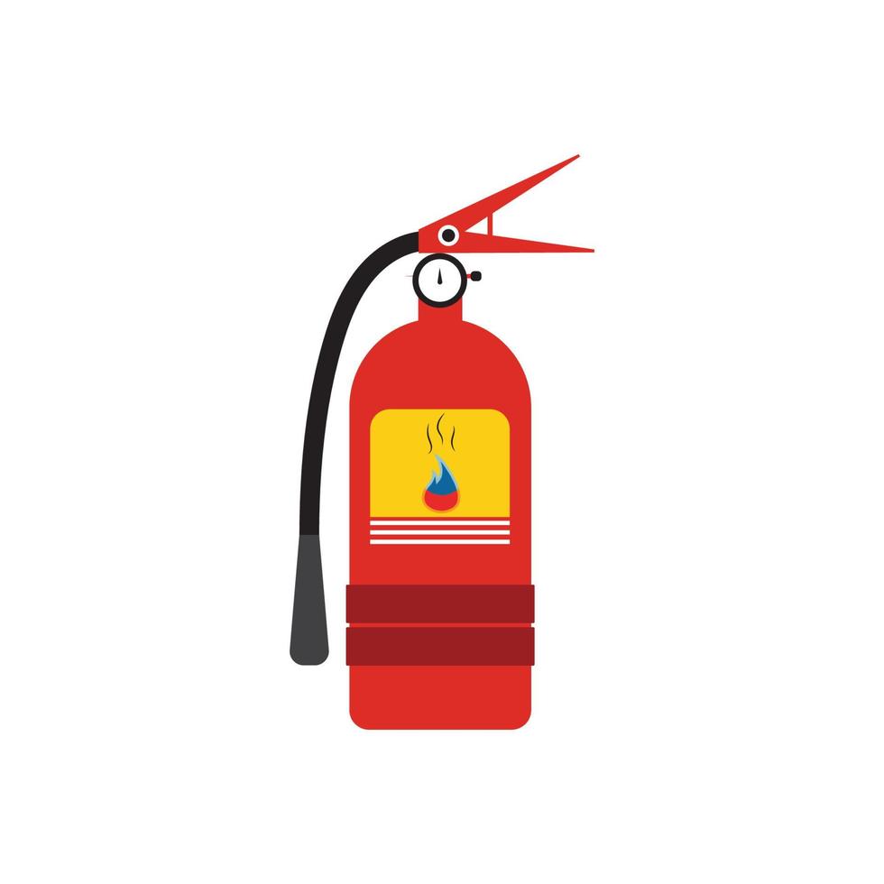 icono de extintor de incendios, equipo de protección, señal de emergencia, símbolo de seguridad vector