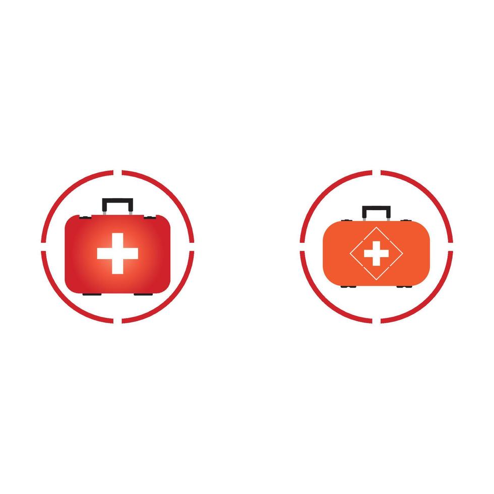 First aid icon on white background vector