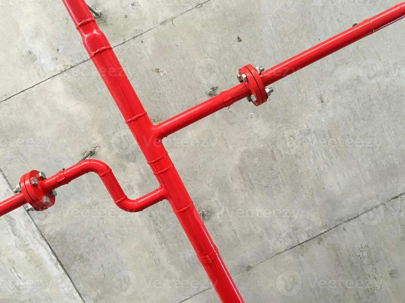 Water valve for fire fighting systems, water sprinkler and fire alarm system, water sprinkler control system, red generator pump for water sprinkler piping and fire alarm control system. photo