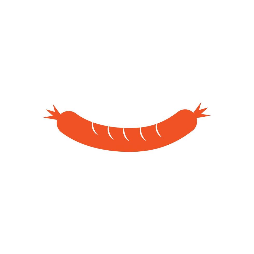 Sausage Icon Illustration vector background