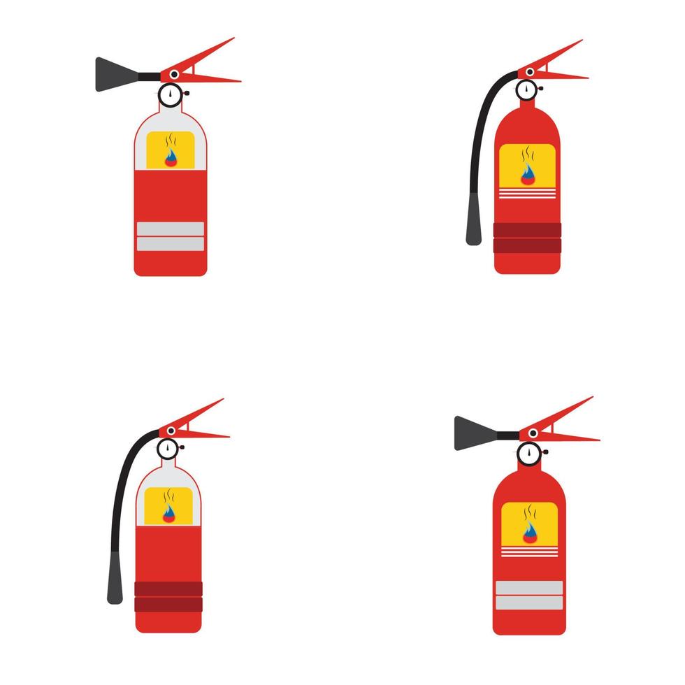 Fire extinguisher icon, protection equipment,emergency sign,safety symbol vector