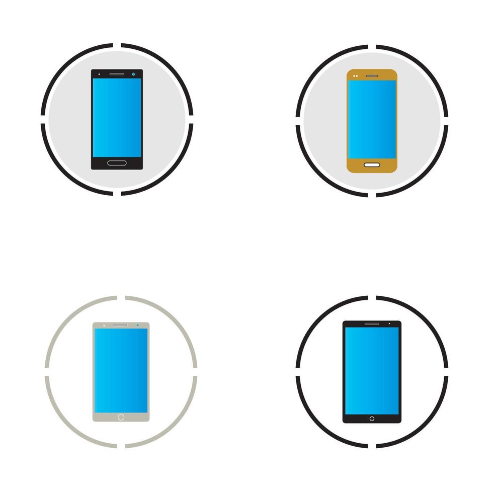 Phone icon vector illustration background