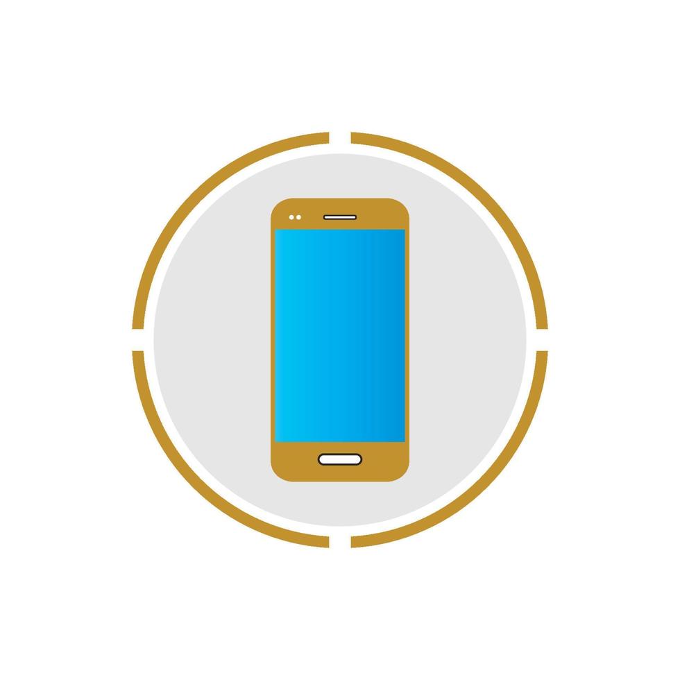 Phone icon vector illustration background